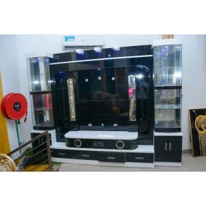 SETS OF WALL TV STAND AND BENCH W06