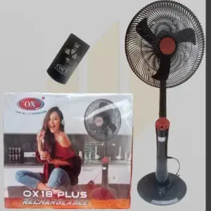 OX RECHARGEABLE FAN 18 INCHES