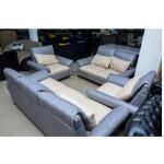 SET OF SOFA ASH AND CREAM H14  179/07