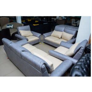 SET OF SOFA ASH AND CREAM H14  179/07