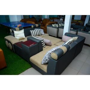 SET OF FABRIC SOFA H08