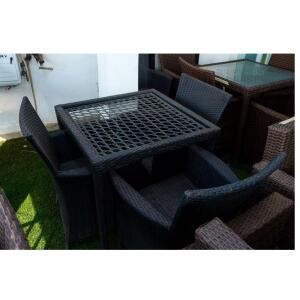 SET OF BASCKET SIT OUT DINING BY 4