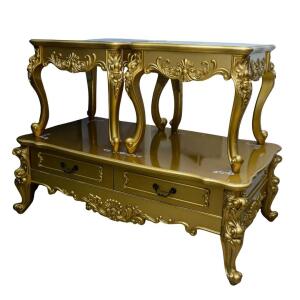 ROYAL CENTER TABLE & 2 STOOL 1096 DIF