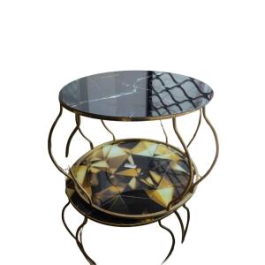 SET OF 3IN1 SIDE STOOL SLV 050