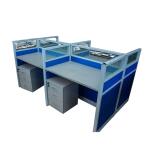 SET OF WORK STATION BLUE & WHITE