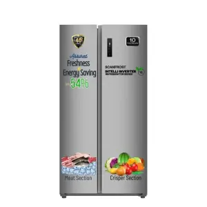 SCANFROST REFRIGERATOR SFSBS450ME