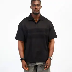 HOS Black Chic Collar Tee